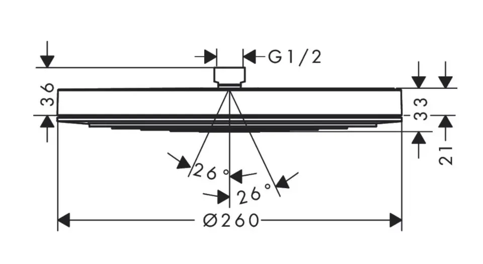 Hansgrohe - Pulsify S - Fejzuhany - 24141000 – 2. kép