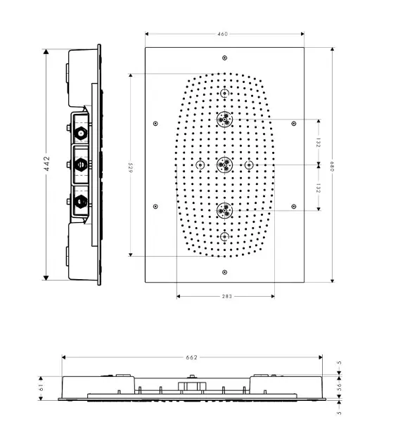 Hansgrohe - Raindance - Fejzuhany - 28418000 – 2. kép