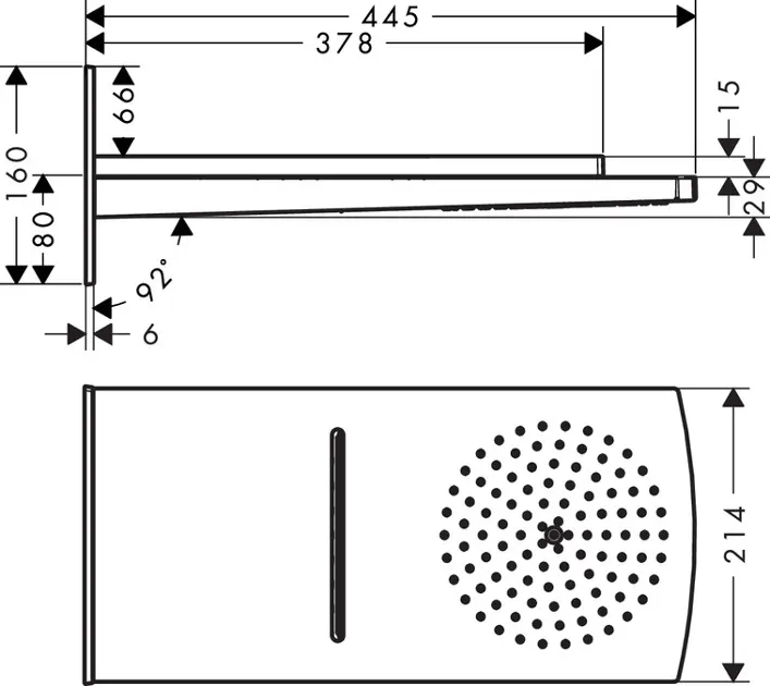 Hansgrohe - Raindance - Fejzuhany - 28433000 – 2. kép
