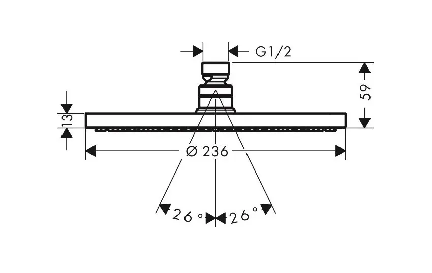 Hansgrohe - Raindance S - Fejzuhany - 27623670 – 2. kép