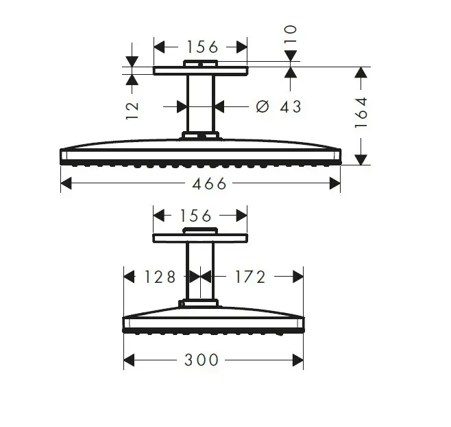 Hansgrohe - Rainmaker Select - Fejzuhany - 24006600 – 2. kép