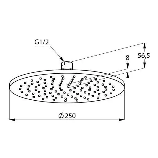 Kludi - A-Qa - Fejzuhany - 6432505-00 – 2. kép