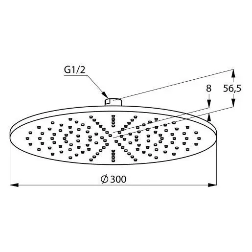 Kludi - A-Qa - Fejzuhany - 6433005-00 – 2. kép