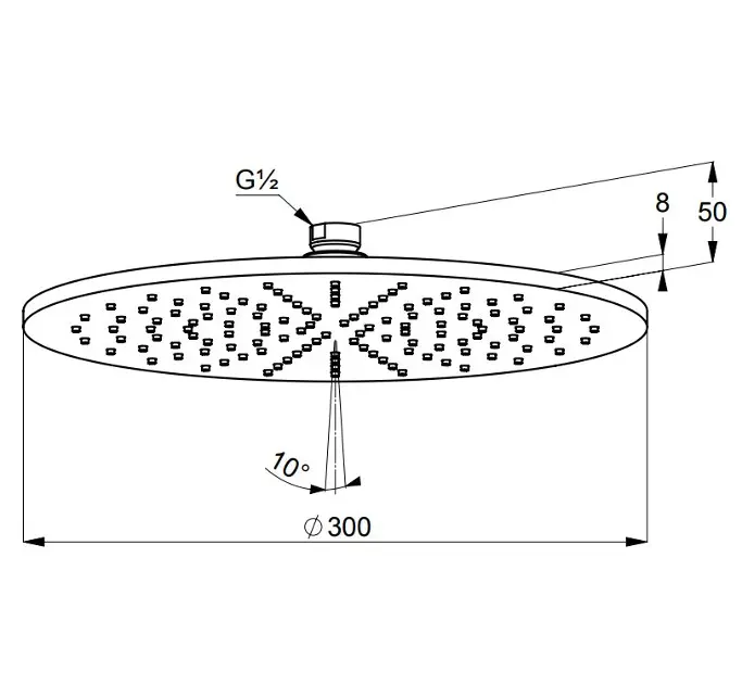Kludi - A-Qa - Fejzuhany - 64330N0-00 – 2. kép