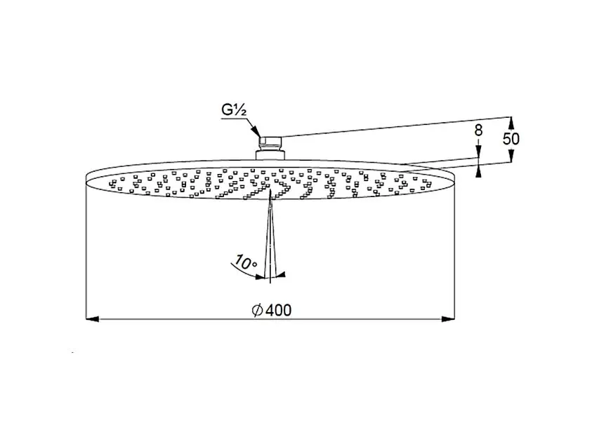Kludi - A-Qa - Fejzuhany - 64340N0-00 – 2. kép
