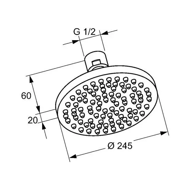 Kludi - A-Qa - Fejzuhany - 6652105-00 – 2. kép
