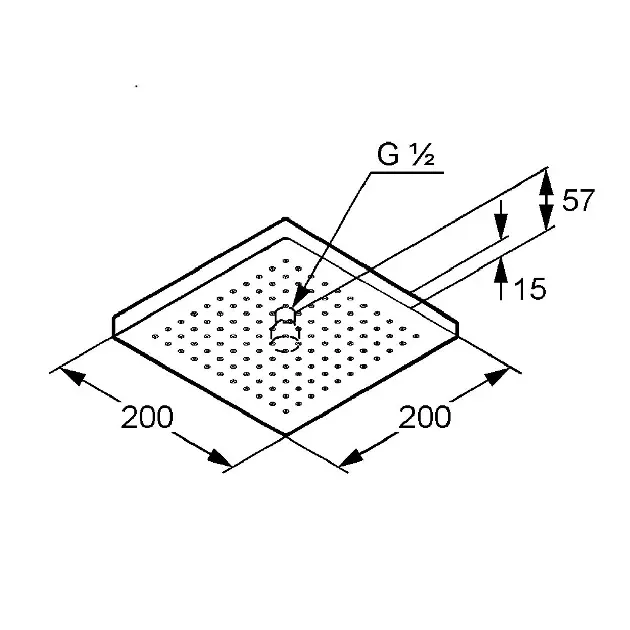 Kludi - A-Qa - Fejzuhany - 6653005-00 – 2. kép