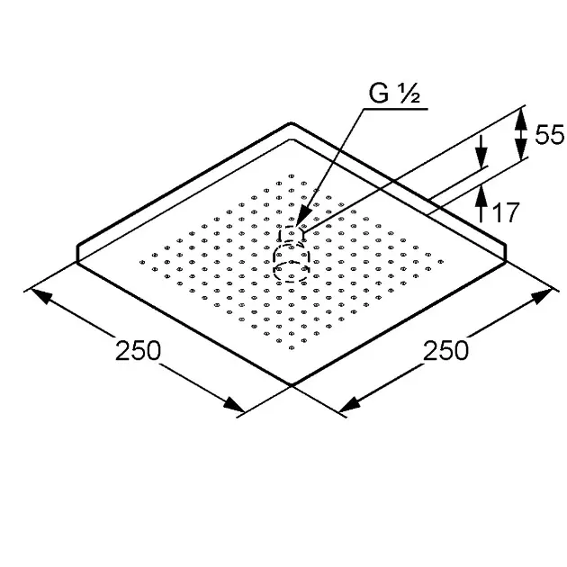 Kludi - A-Qa - Fejzuhany - 6654105-00 – 2. kép