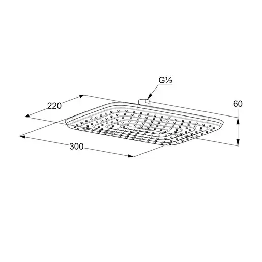 Kludi - Freshline - Fejzuhany - 6445005-00 – 2. kép