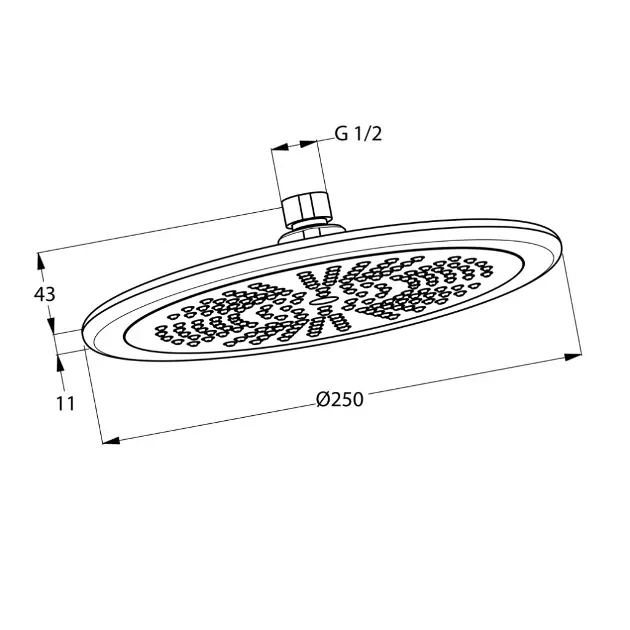Kludi - Freshline - Fejzuhany - 6751105-00 – 2. kép