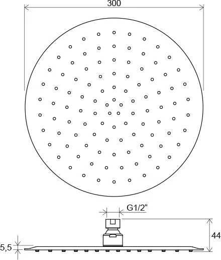 Ravak - Chrome - Fejzuhany - X07P336 – 2. kép