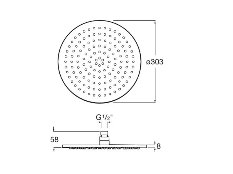 Roca - Raindream - Fejzuhany - A5B2550C00 – 2. kép