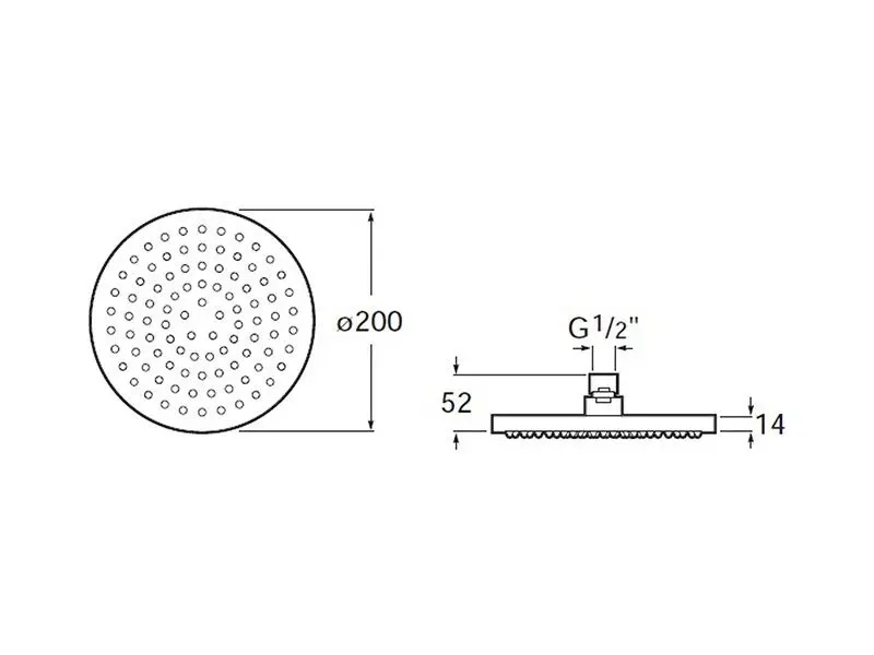 Roca - Rainsense - Fejzuhany - A5B2150C00 – 2. kép