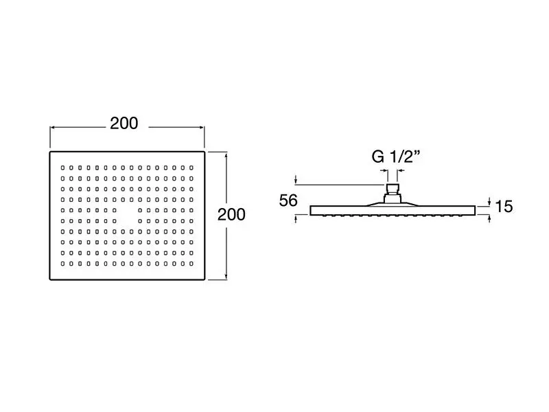 Roca - Rainsense - Fejzuhany - A5B2350C00 – 2. kép