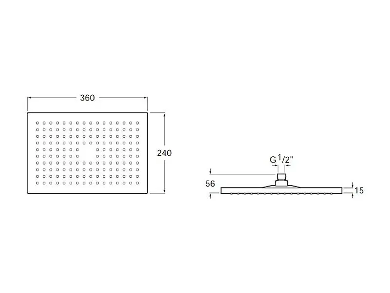 Roca - Rainsense - Fejzuhany - A5B3050C00 – 2. kép