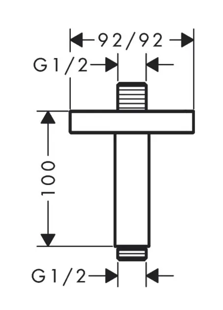 Axor - Showers - Zuhanyfej kar - 26965340 – 2. kép