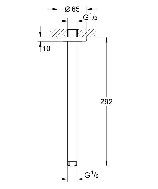Grohe - Rainshower - Zuhanyfej kar - 28497000 – 2. kép