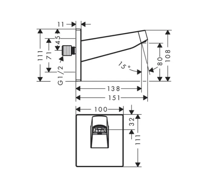 Hansgrohe - Pulsify - Zuhanyfej kar - 24149700 – 2. kép