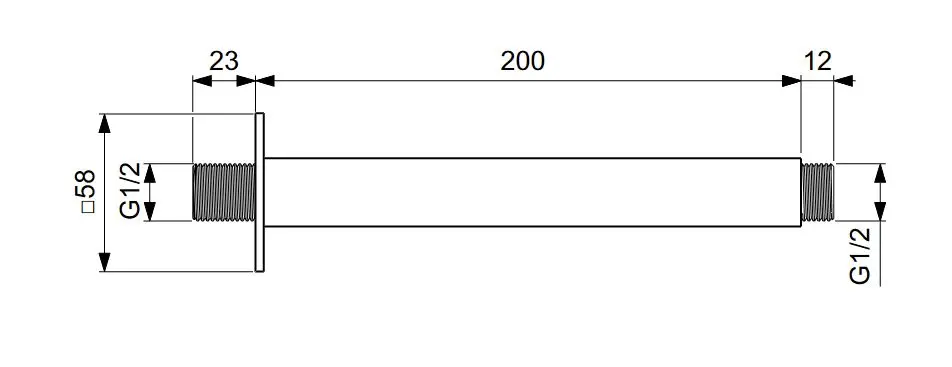 Ideal Standard - Idealrain - Zuhanyfej kar - BD646AA – 2. kép