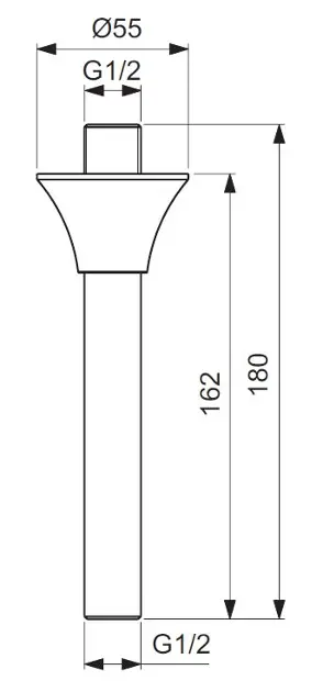 Ideal Standard - La Dolce Vita - Zuhanyfej kar - BD680A2 – 2. kép