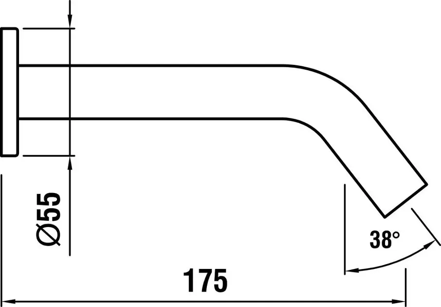 Laufen - Kartell - Zuhanyfej kar - H3713300040601 – 2. kép