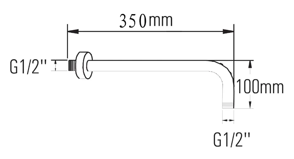 Sapho - Showers - Zuhanyfej kar - BR351 – 2. kép