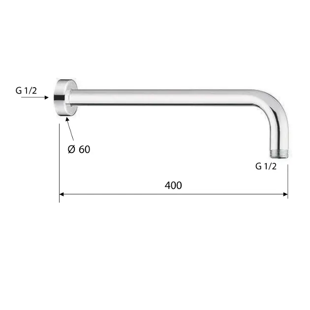 Sapho - Showers - Zuhanyfej kar - BR517 – 2. kép