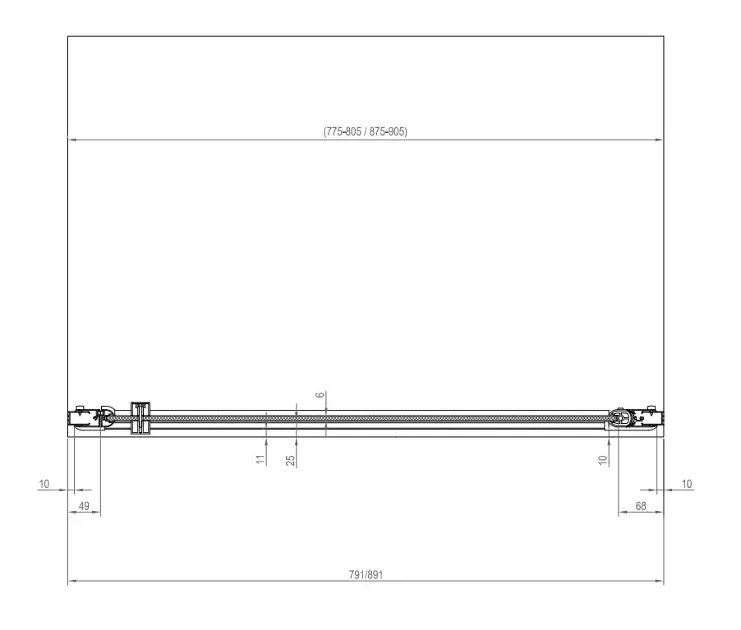 Ravak - Chrome - Zuhanyajtó - 0QV70C00Z1 – 2. kép
