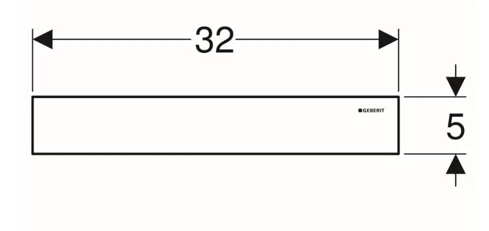 Geberit - Equipment and accessories - Zuhanykabin kiegészítő - 154.342.00.1 – 2. kép