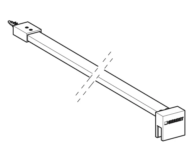 Geberit - Zuhanykabin kiegészítő - 154.283.00.1 – 3. kép