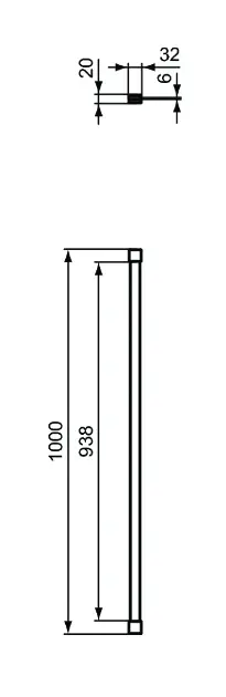 Ideal Standard - Connect 2 - Zuhanykabin kiegészítő - K9382VA – 2. kép