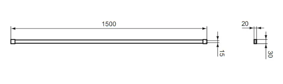 Ideal Standard - i.Life - Zuhanykabin kiegészítő - T4892EO – 2. kép