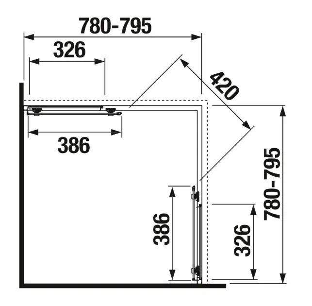 Jika - Nion - Zuhanykabin - H2512N10026661 – 2. kép