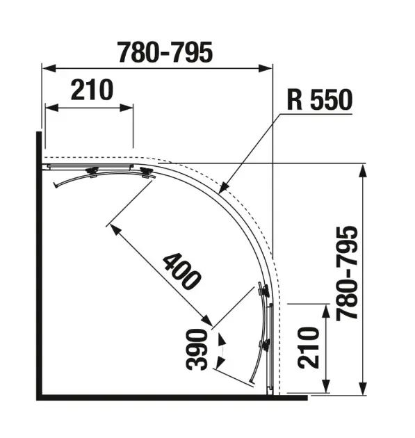 Jika - Nion - Zuhanykabin - H2532N10026661 – 2. kép