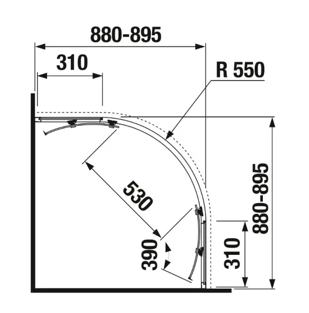 Jika - Nion - Zuhanykabin - H2532N20026681 – 2. kép
