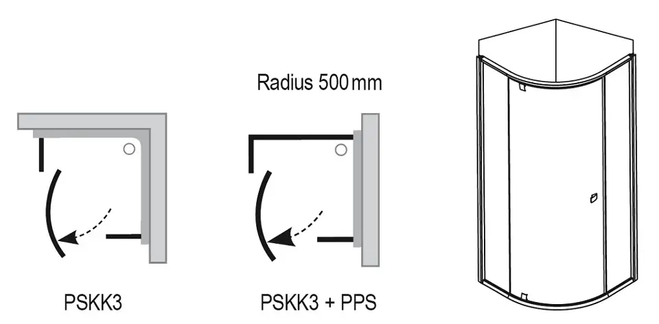 Ravak - Pivot - Zuhanykabin - 37644101Z1 – 2. kép