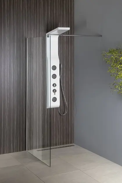 Aqualine - Walk-In - Zuhanyparaván - WI111 – 3. kép
