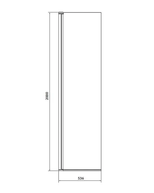Cersanit - Mille - Zuhanyparaván - S161-012 – 2. kép
