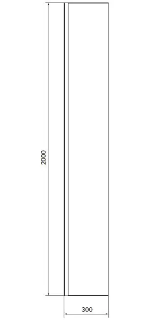 Cersanit - Mille - Zuhanyparaván - S161-015 – 2. kép