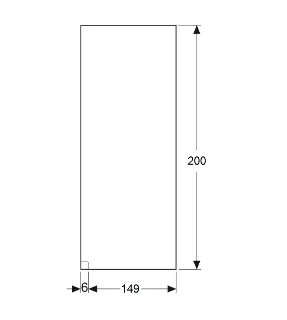Geberit - ONE - Zuhanyparaván - 560.005.00.1 – 2. kép