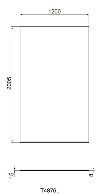 Ideal Standard - i.Life - Zuhanyparaván - T4876EO – 2. kép