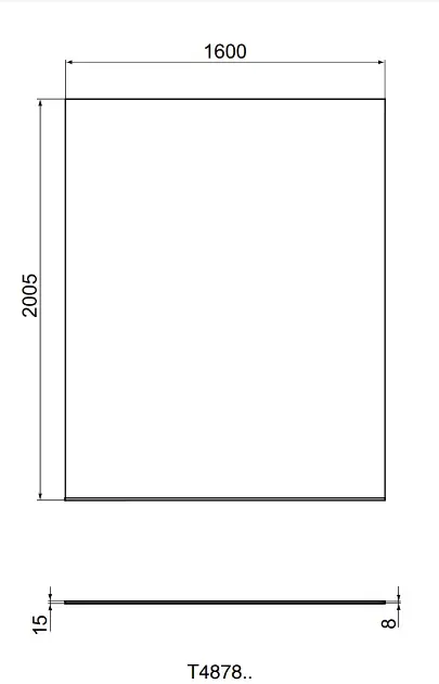 Ideal Standard - i.Life - Zuhanyparaván - T4878EO – 2. kép