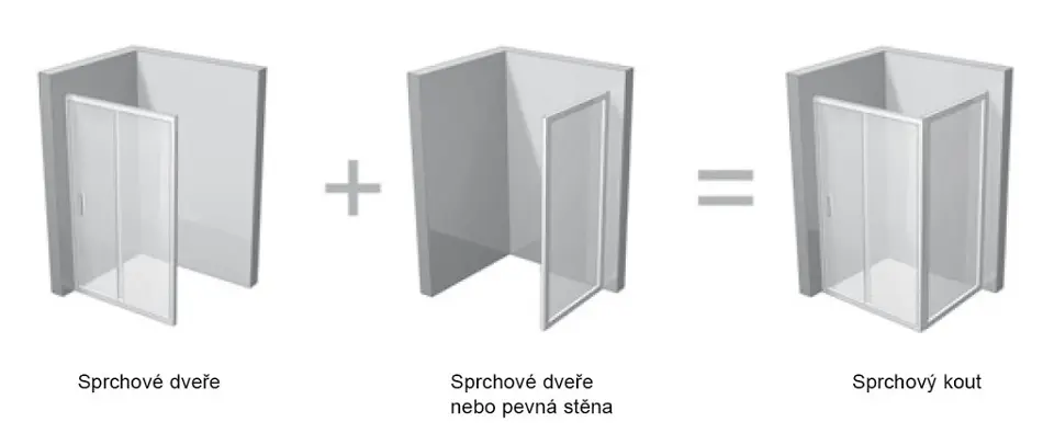 Ravak - Chrome - Zuhanyparaván - 9QV40U00Z1 – 3. kép