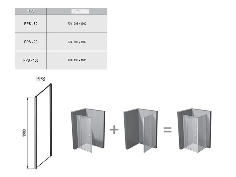 Ravak - Pivot - Zuhanyparaván - 90G70300Z1 – 2. kép