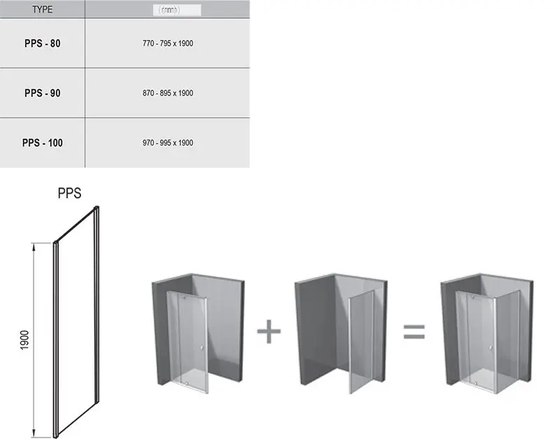 Ravak - Pivot - Zuhanyparaván - 90G70U00Z1 – 2. kép
