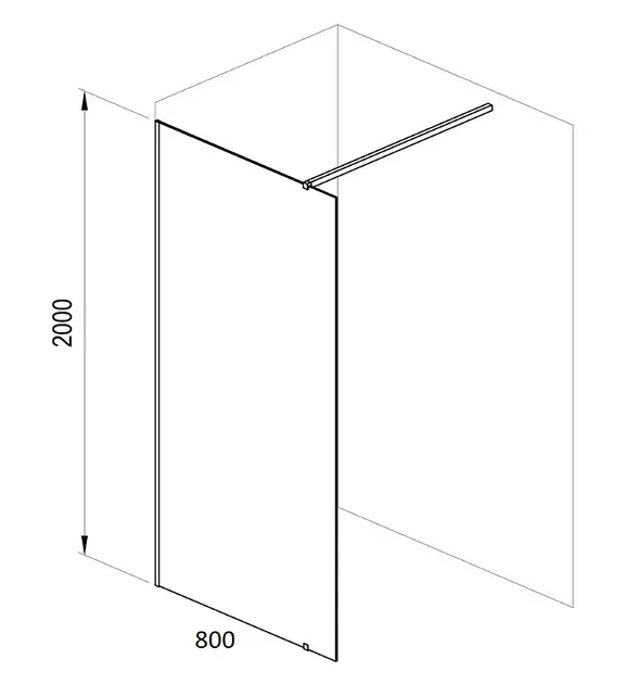 Ravak - Walk-In - Zuhanyparaván - GW9W40C00Z1 – 2. kép