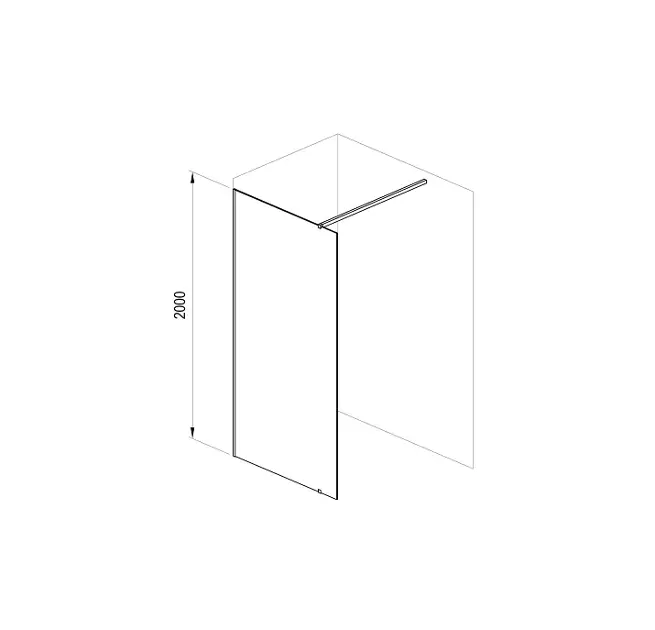 Ravak - Walk-In - Zuhanyparaván - GW9W70E0SZ1 – 2. kép