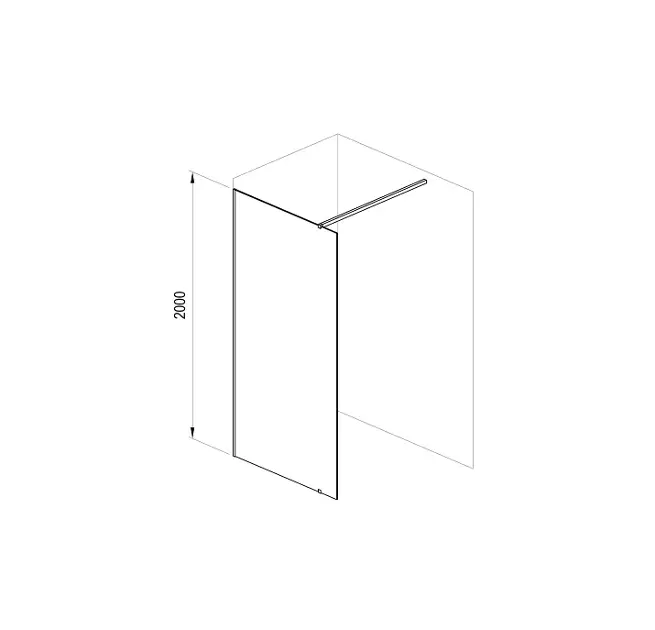 Ravak - Walk-In - Zuhanyparaván - GW9WA030SZ1 – 2. kép