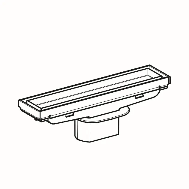 Geberit - CleanLine - Zuhanylefolyó - 154.455.00.1 – 3. kép