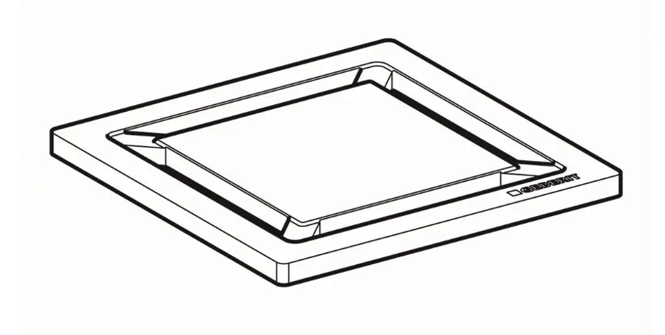 Geberit - Equipment and accessories - Zuhanylefolyó - 154.312.00.1 – 3. kép